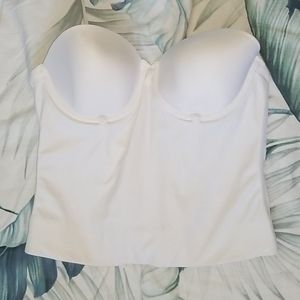 Maidenform Sweet Nothings white corset 34B